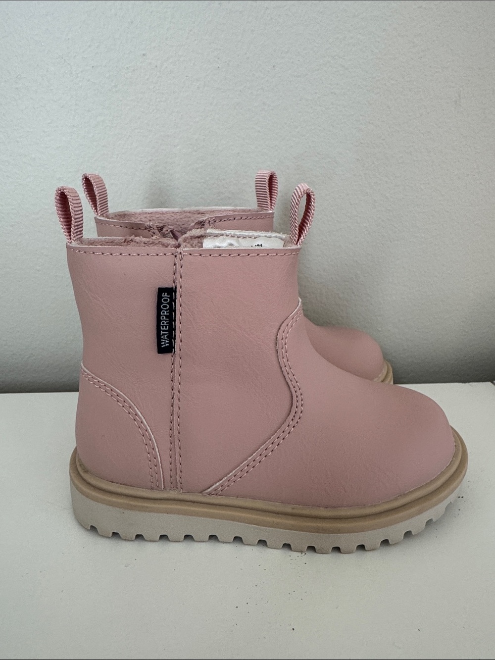 Kids Pink Chelsea Boots